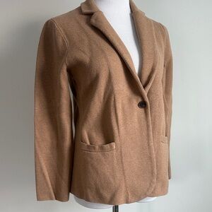 J. Crew Tan Single-Button Blazer